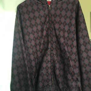 Champs Brand Zippered Front Hoodie